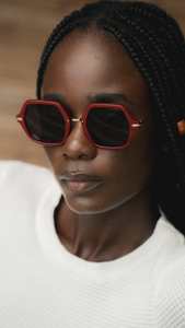 "Anea Hill Caviar Sunglasses: High-End Style and Eye Protection!"