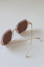 Load image into Gallery viewer, ANEA HILL Champagne sunglasses with stylish gold-tone hinges
