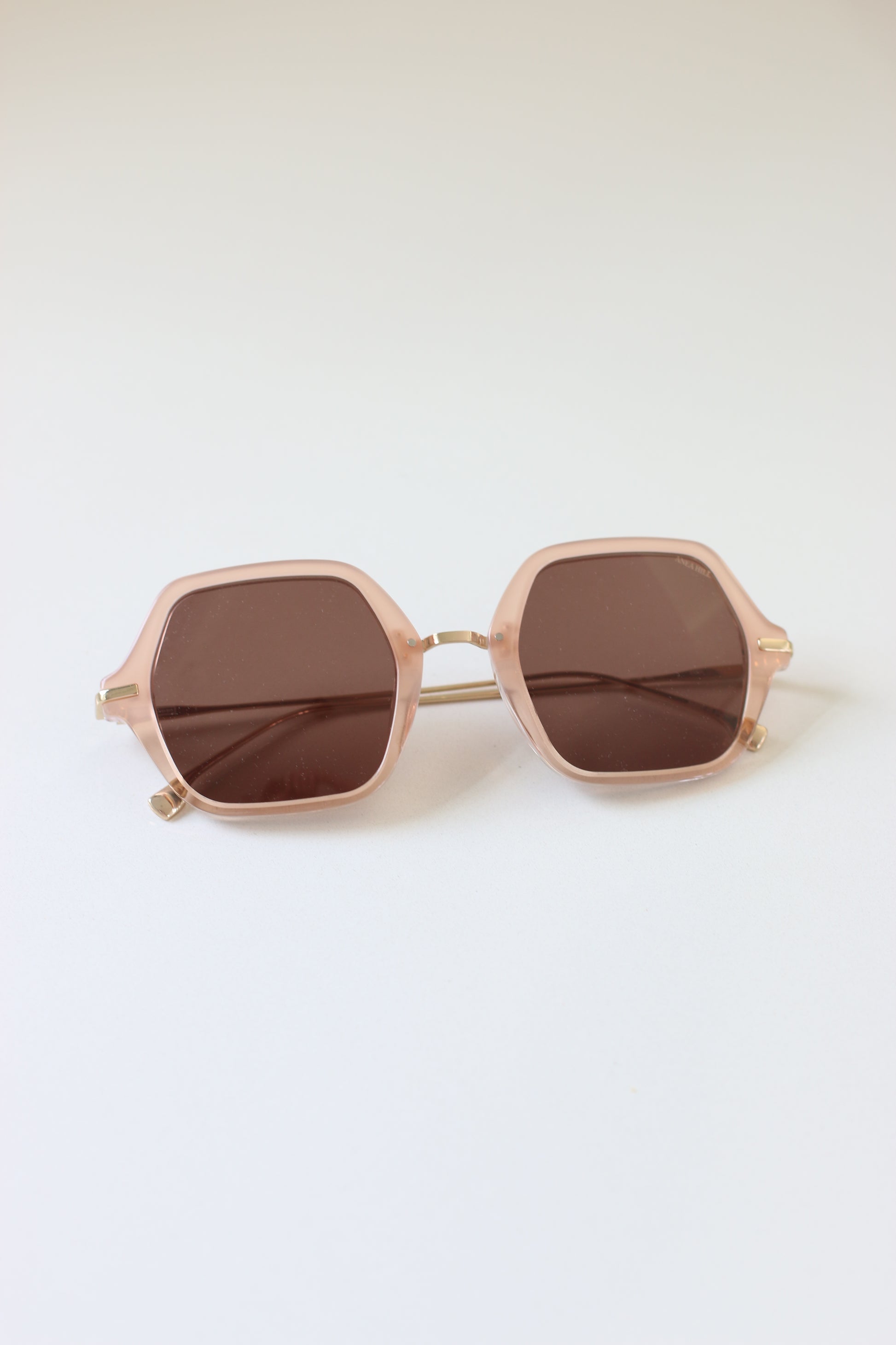 A sophisticated Blush-Colored Sunglasses